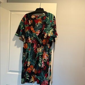 Floral Wrap Dress